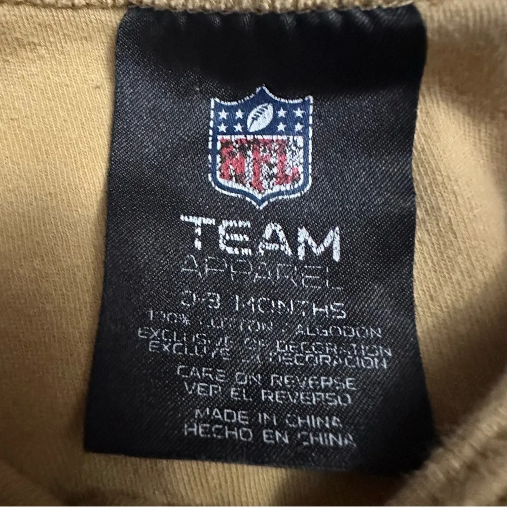 Team Apparel 49ers Baby Bodysuit - Gold